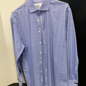 Charles Tyrwhitt Mens Dress Shirt Jermyn Street London Size 17/35